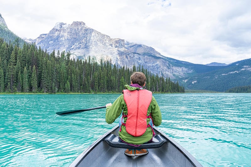 Canoeing in River